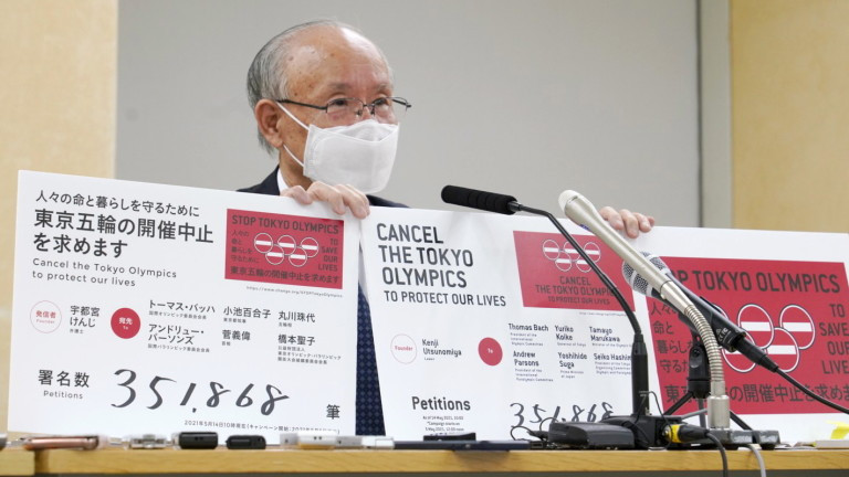 Стотици хиляди японци настояват за отмяна на Олимпиадата в Токио